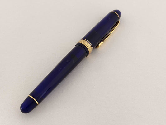 PLATINUM Fountain Pen, Resin x 14K , Blue x Gold
