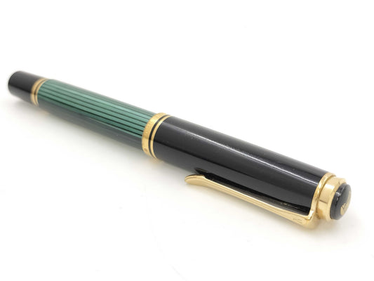 PELIKAN Souverän M600 Fountain Pen, Resin x 750 , Black x Green x Gold