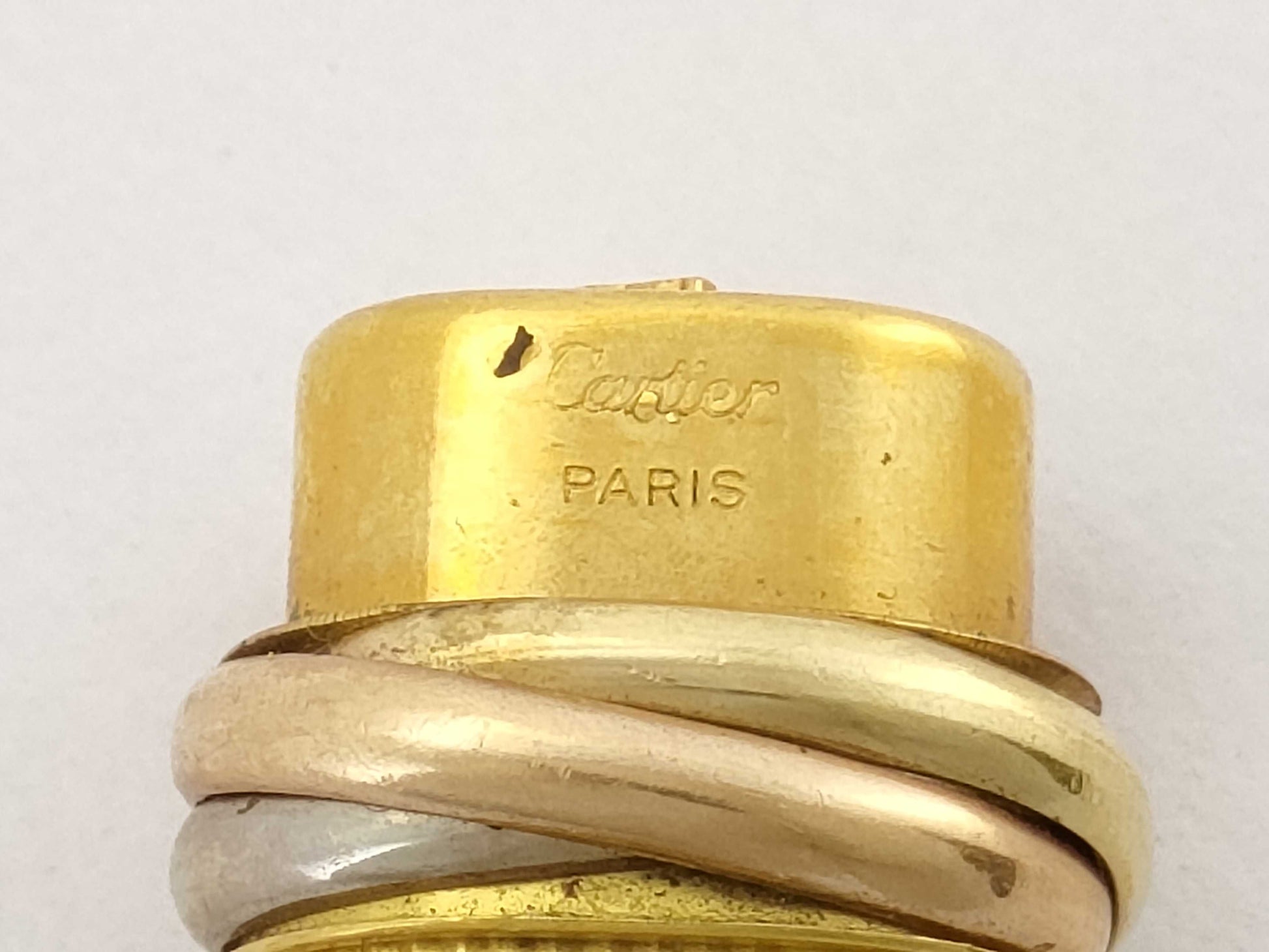 Cartier Trinity Cartier Vintage Trinity Ballpoint Pen GP Gold Pen/Fountain Pen