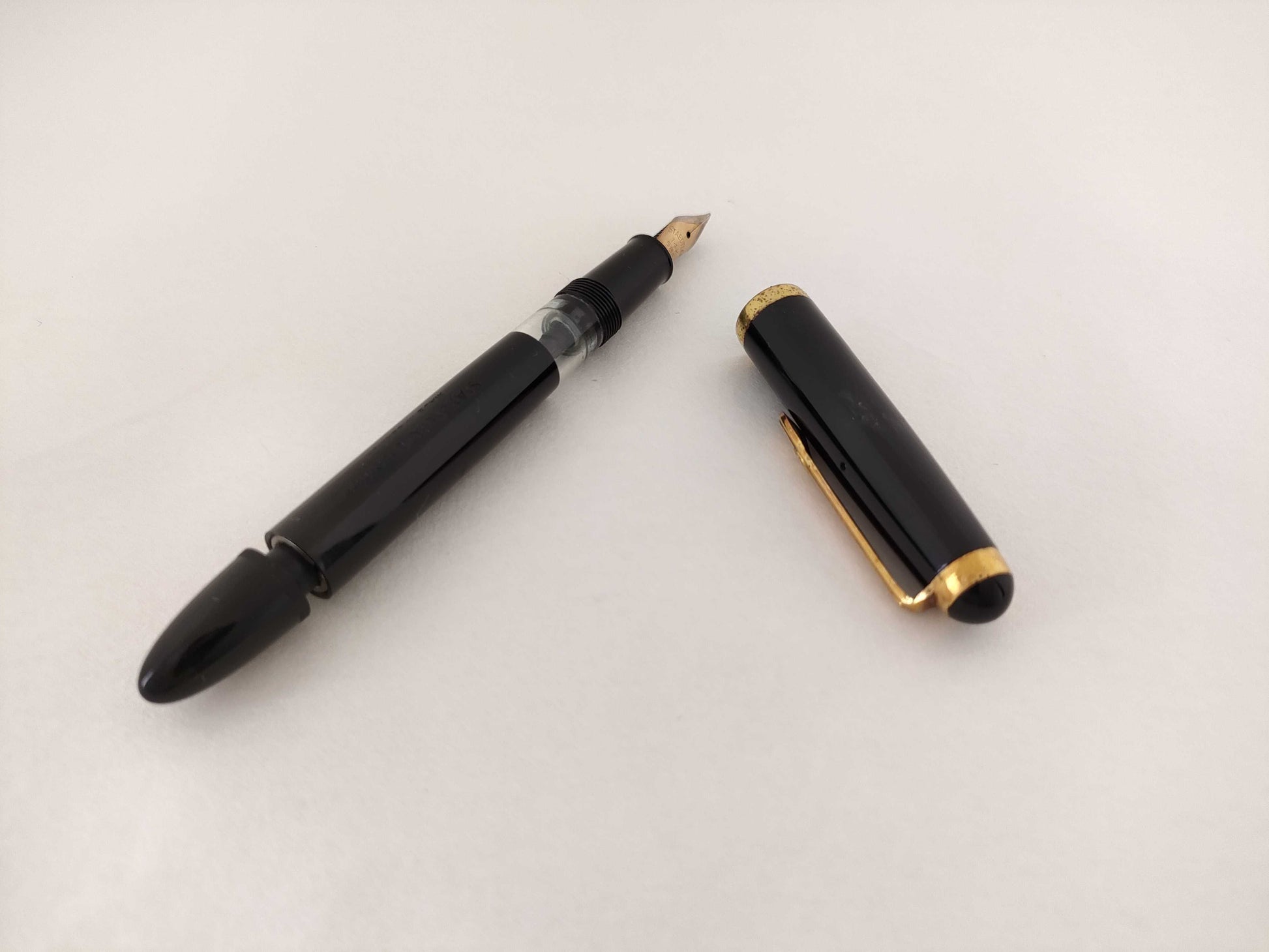 STAEDTLER Tradition Fountain Pen, Resin x 14K , Black x Gold