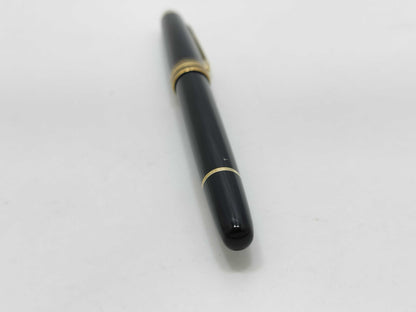 MONTBLANC Meisterstück Fountain Pen, Resin x 14K , Black x Gold