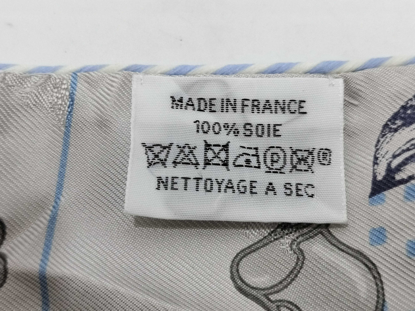 HERMES Twilly Hermès Twilly Garde Robe Pop Silk Argento x Multicolor Scarf