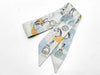 HERMES Twilly Hermès Twilly Garde Robe Pop Silk Argento x Multicolor Scarf