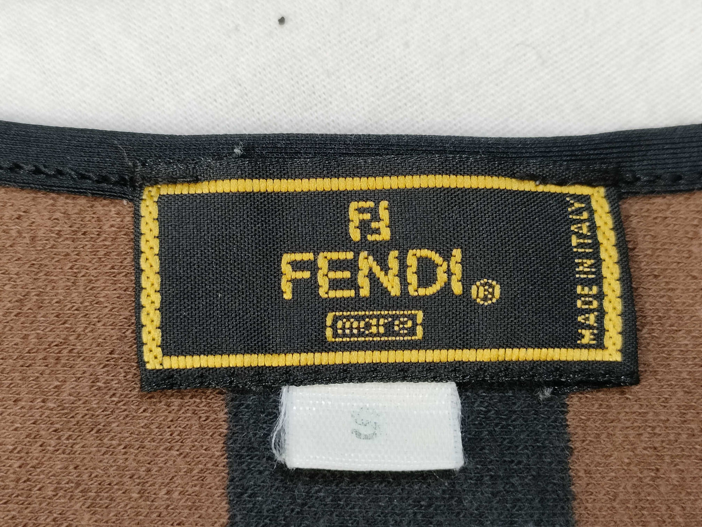 FENDI Fendi Pecan Short Sleeve T-Shirt Women's Pile Brown x Black #S Top