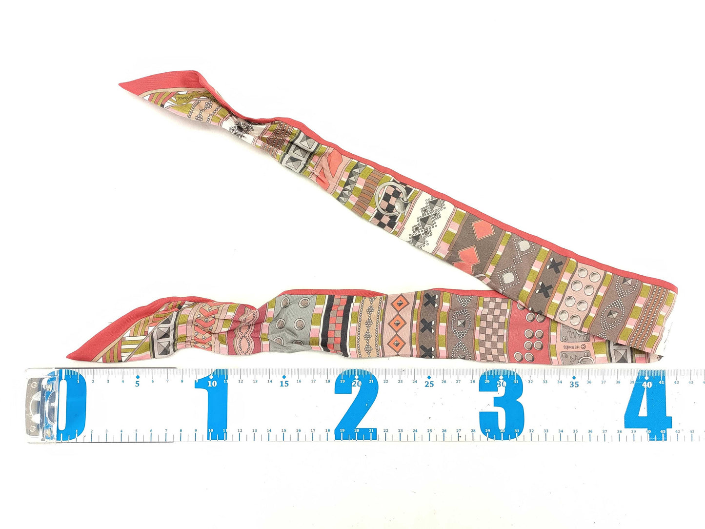 HERMES Twilly Hermes Twilly COLLIERS DE CHIENS Silk Red Multi Other Accessories