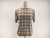BURBERRY Novacheck Short Sleeve T-Shirt Women's Wool x Acrylic Beige #L Top