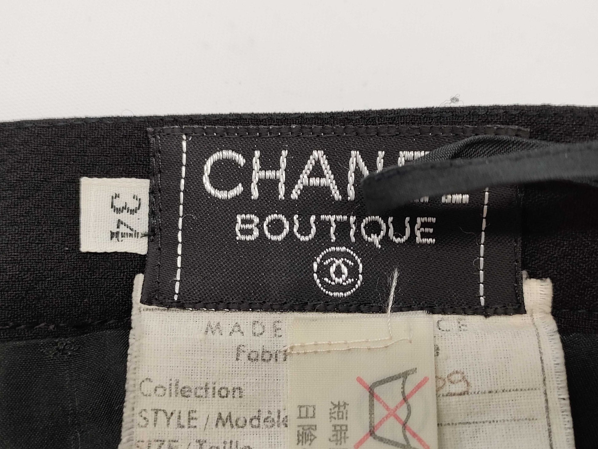 CHANEL Fall/Winter Jacket x Skirt Set Vintage Coco Button Wool Black #34 Jacket