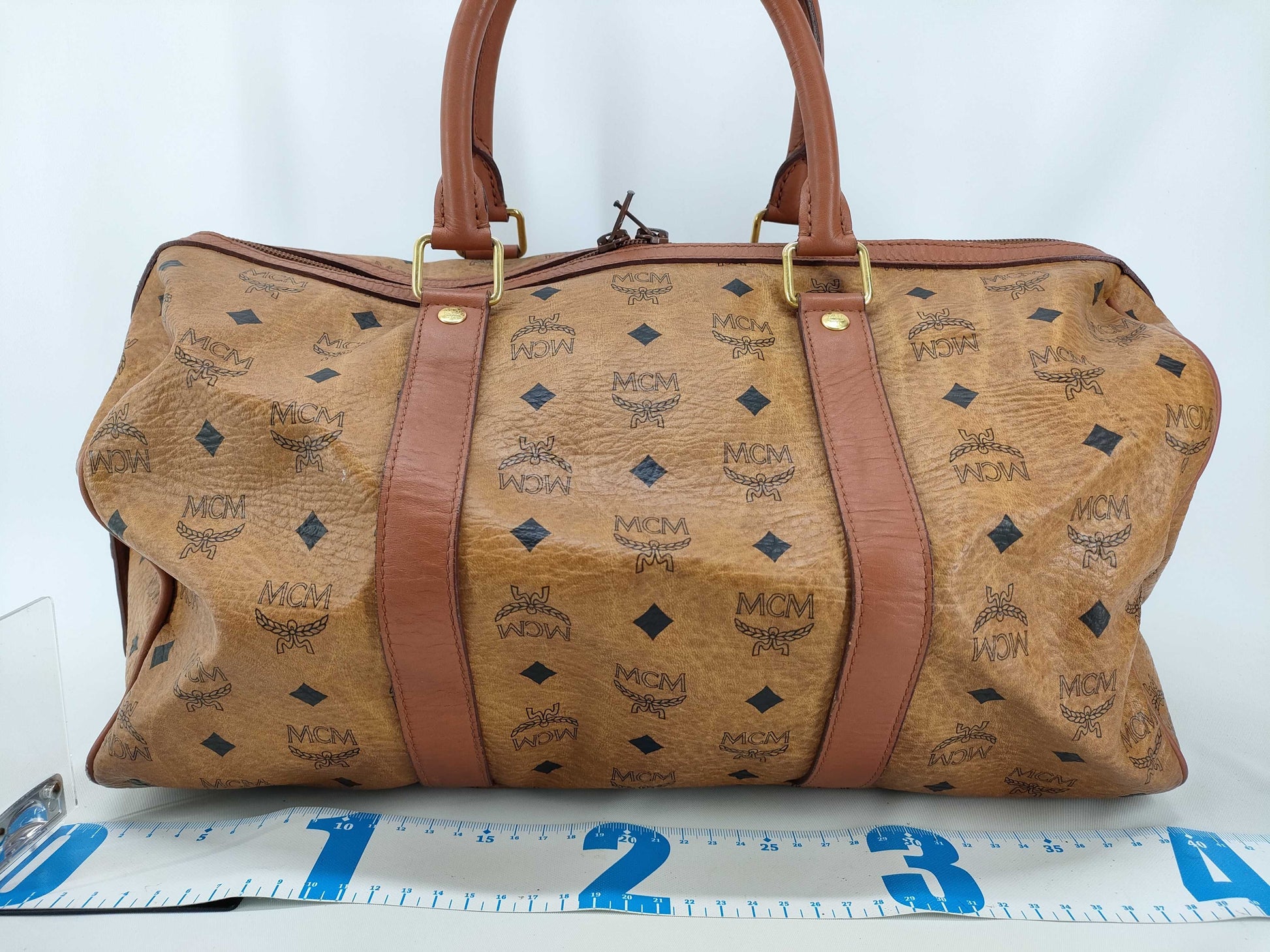 MCM MCM Back Boston Bag