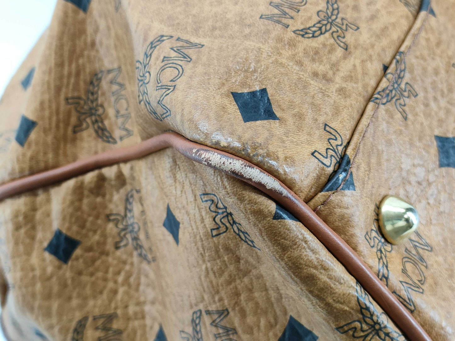 MCM MCM Back Boston Bag