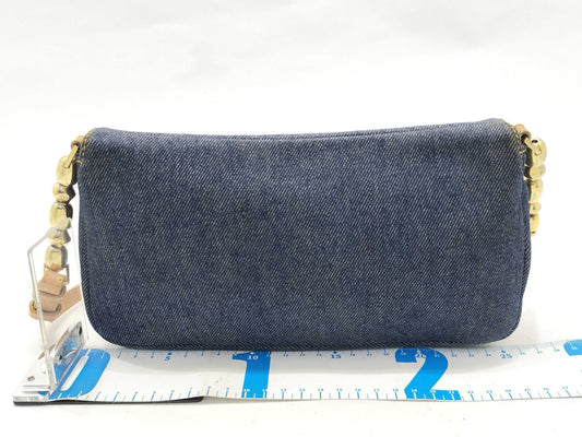 Dior Dior Handbag Maris Pearl Denim Shoulder Bag