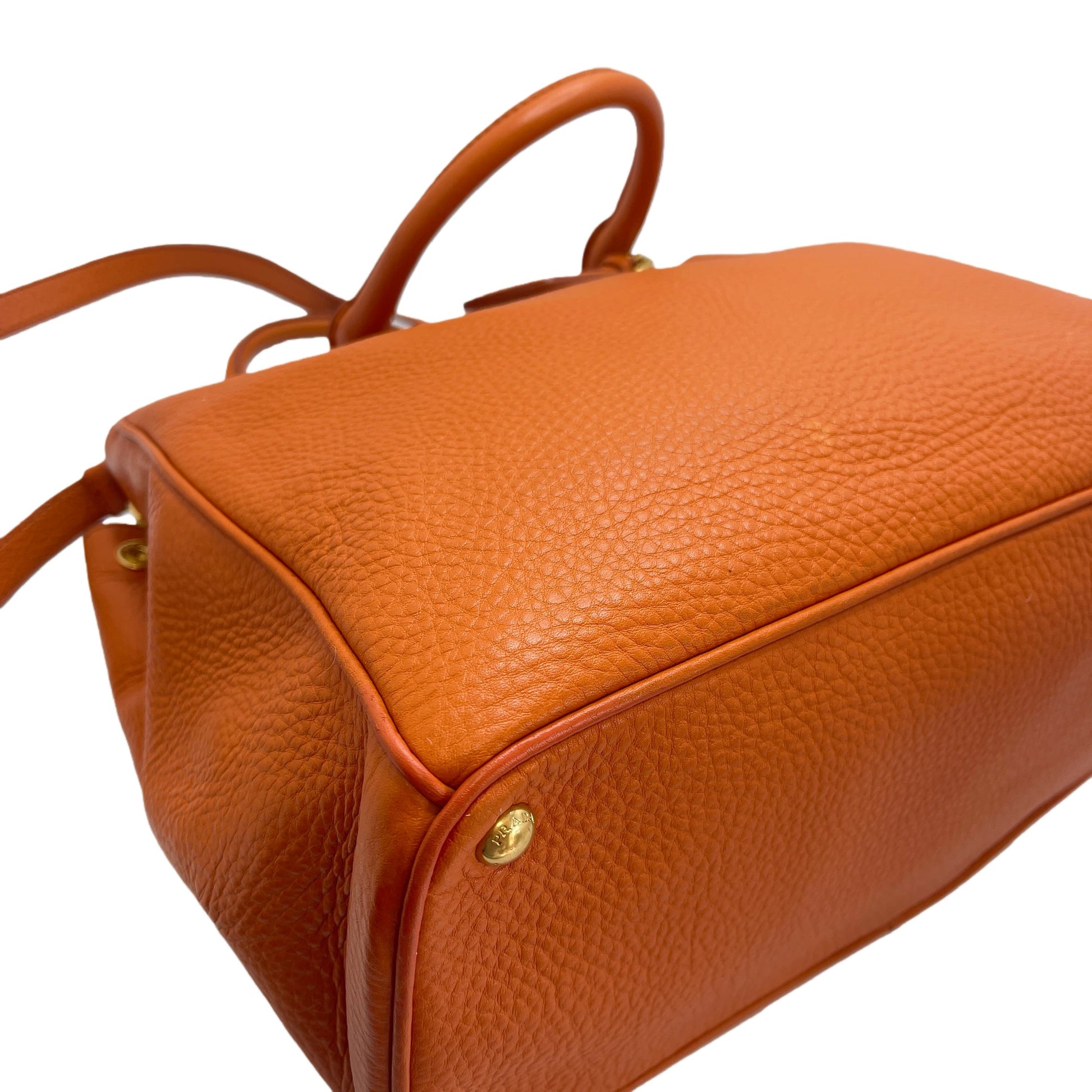 PRADA Leather 2-Way Shoulder Bag Shoulder Bag