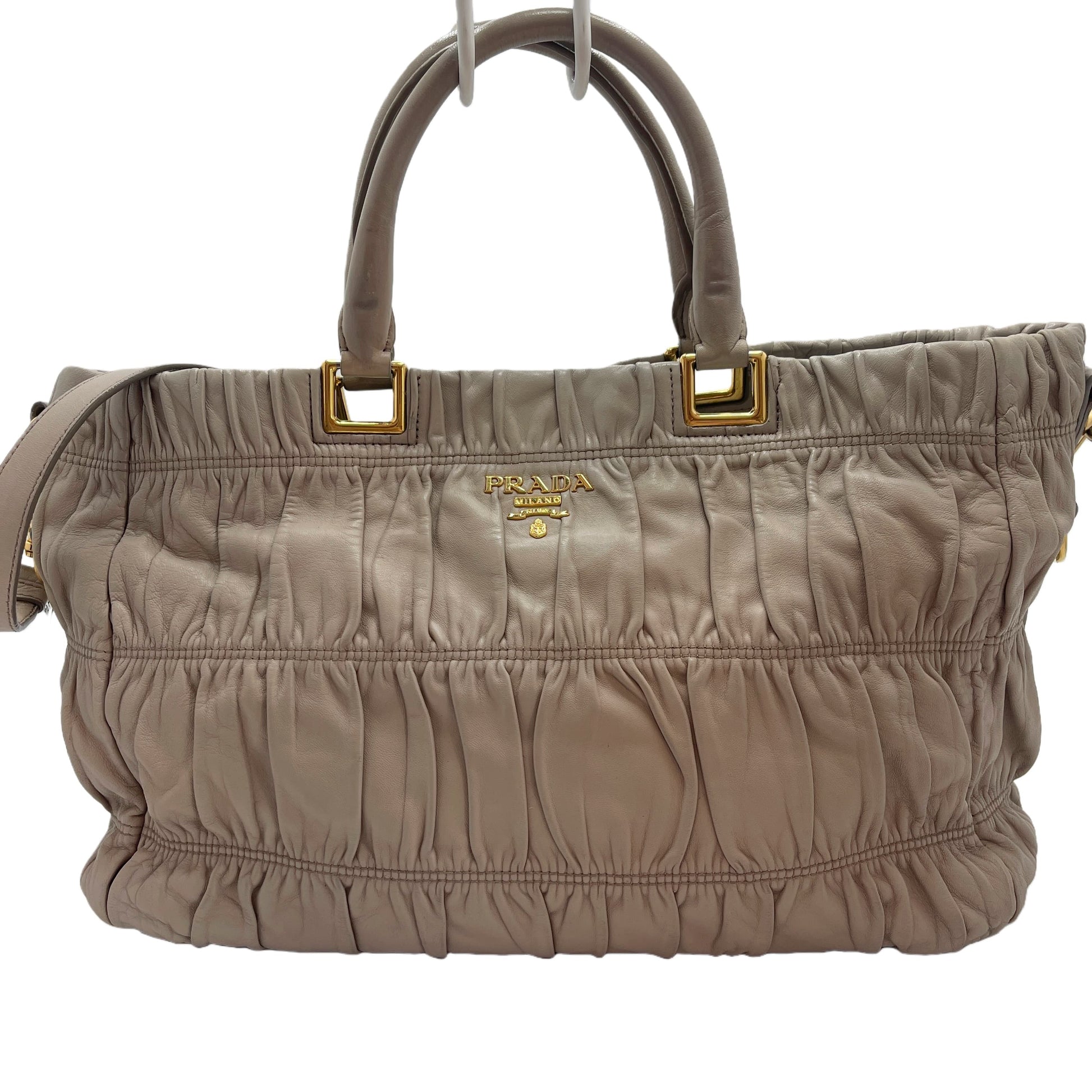 PRADA Leather 2-way Shoulder Bag Shoulder Bag