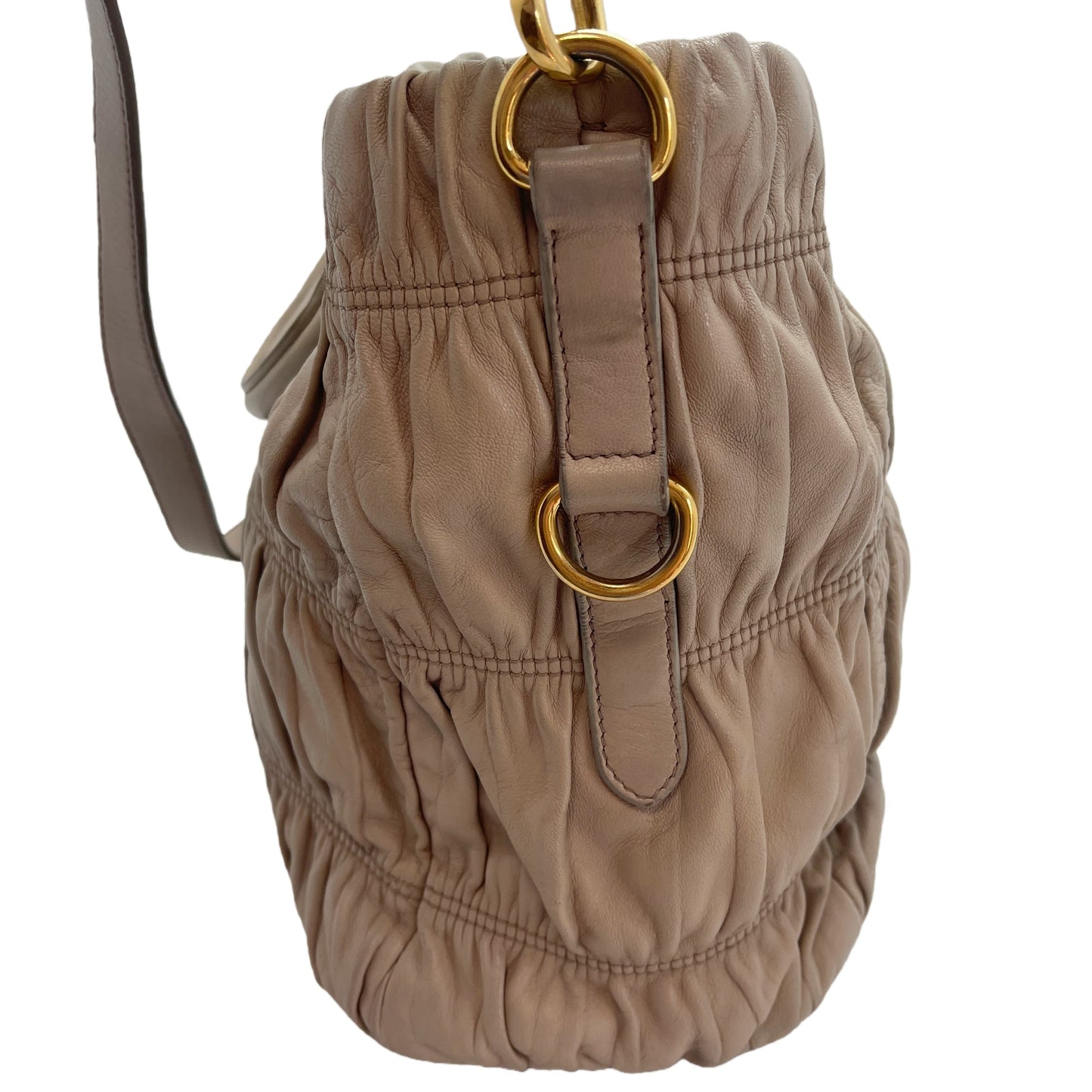 PRADA Leather 2-way Shoulder Bag Shoulder Bag