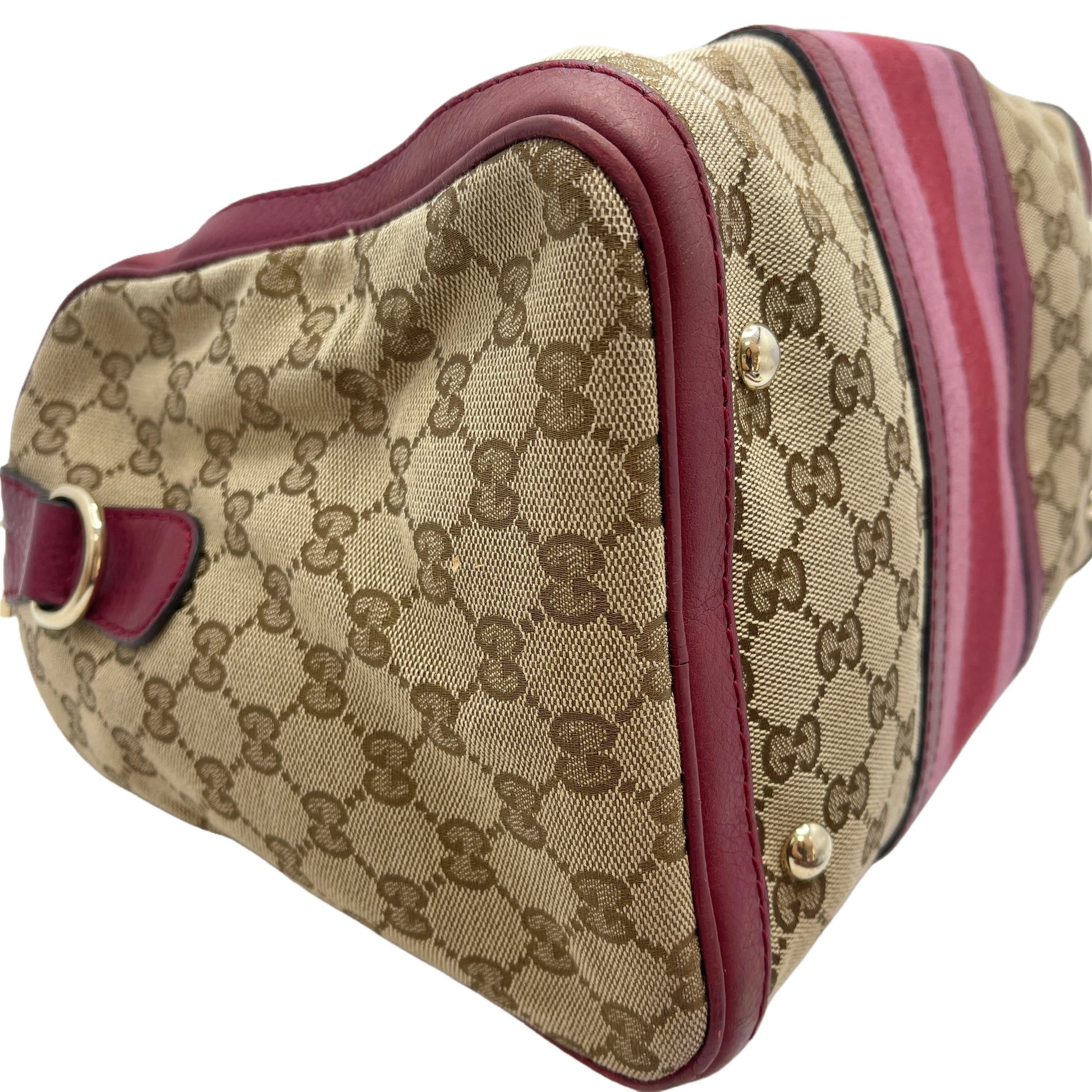 GUCCI Gucci Canvas 2-way Shoulder Bag Boston Bag