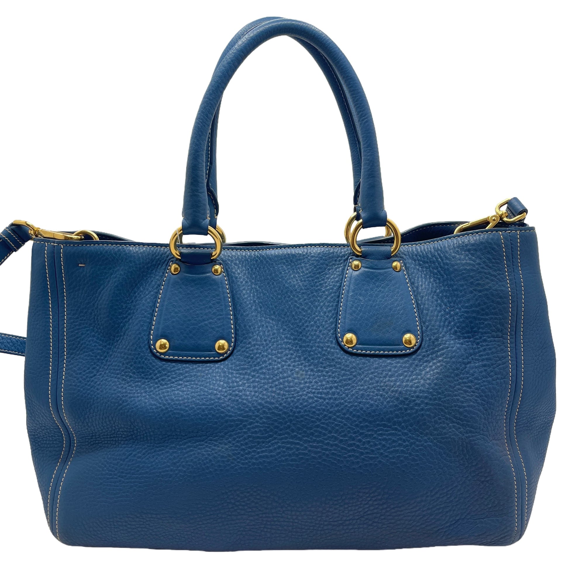 PRADA Leather 2-way Shoulder Bag Shoulder Bag