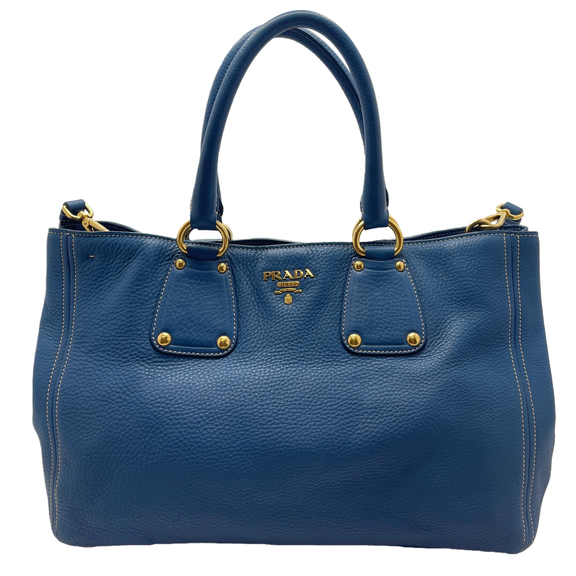 PRADA Leather 2-way Shoulder Bag Shoulder Bag