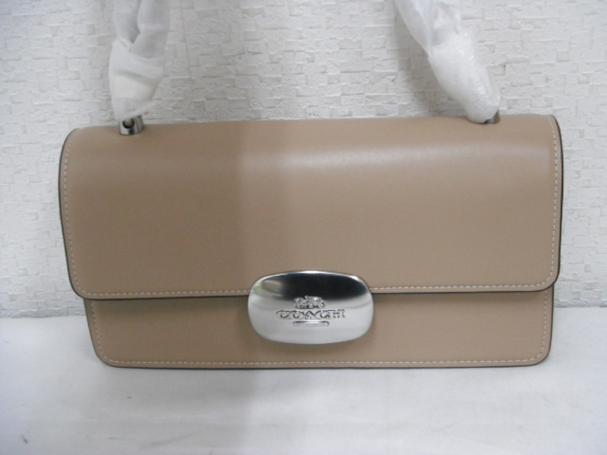 COACH CP008 Leather Shoulder Bag Shoulder Bag