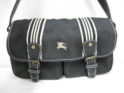 BURBERRY Blue Label Shoulder Bag Leather x Canvas Shoulder Bag