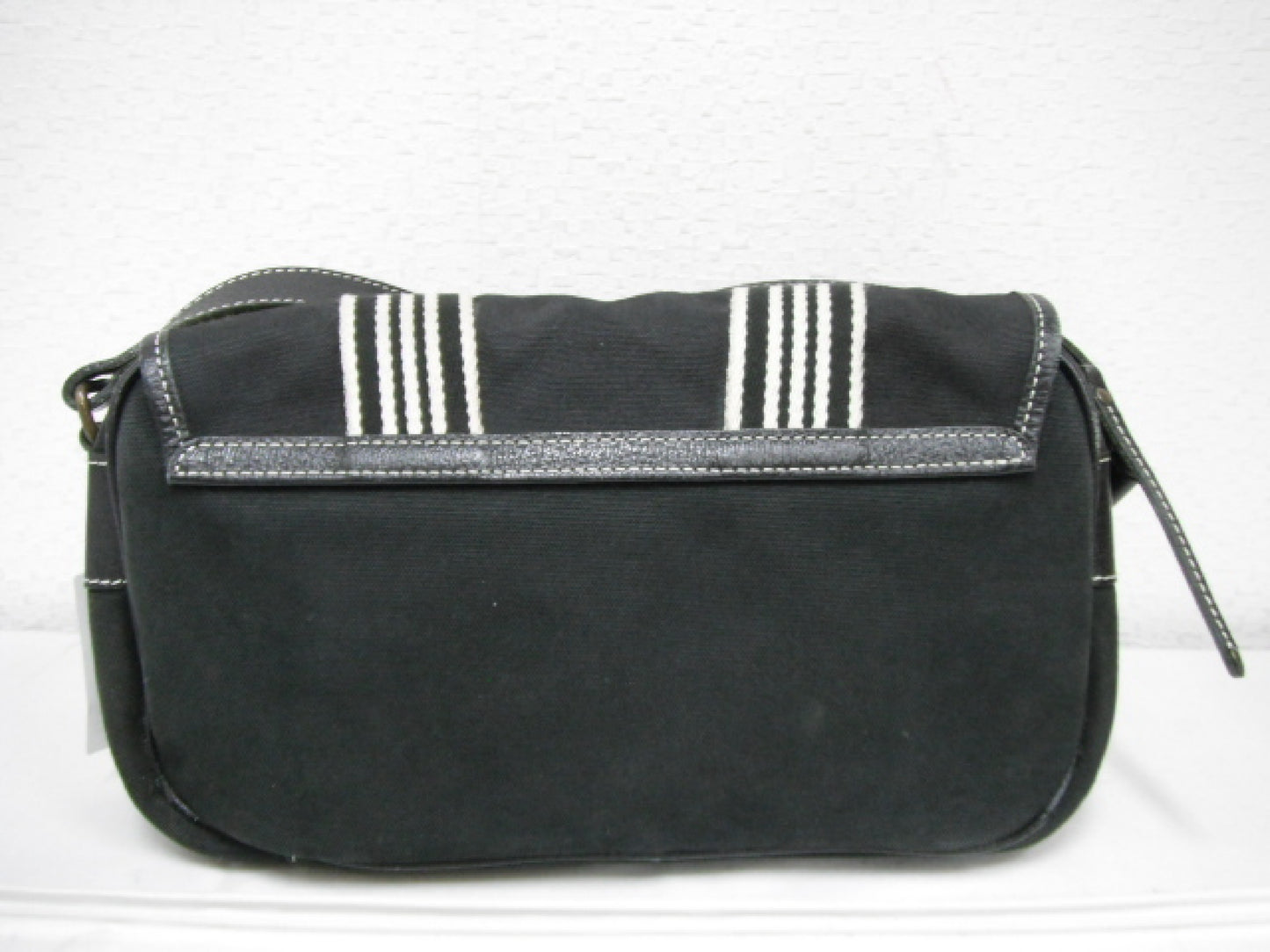 BURBERRY Blue Label Shoulder Bag Leather x Canvas Shoulder Bag