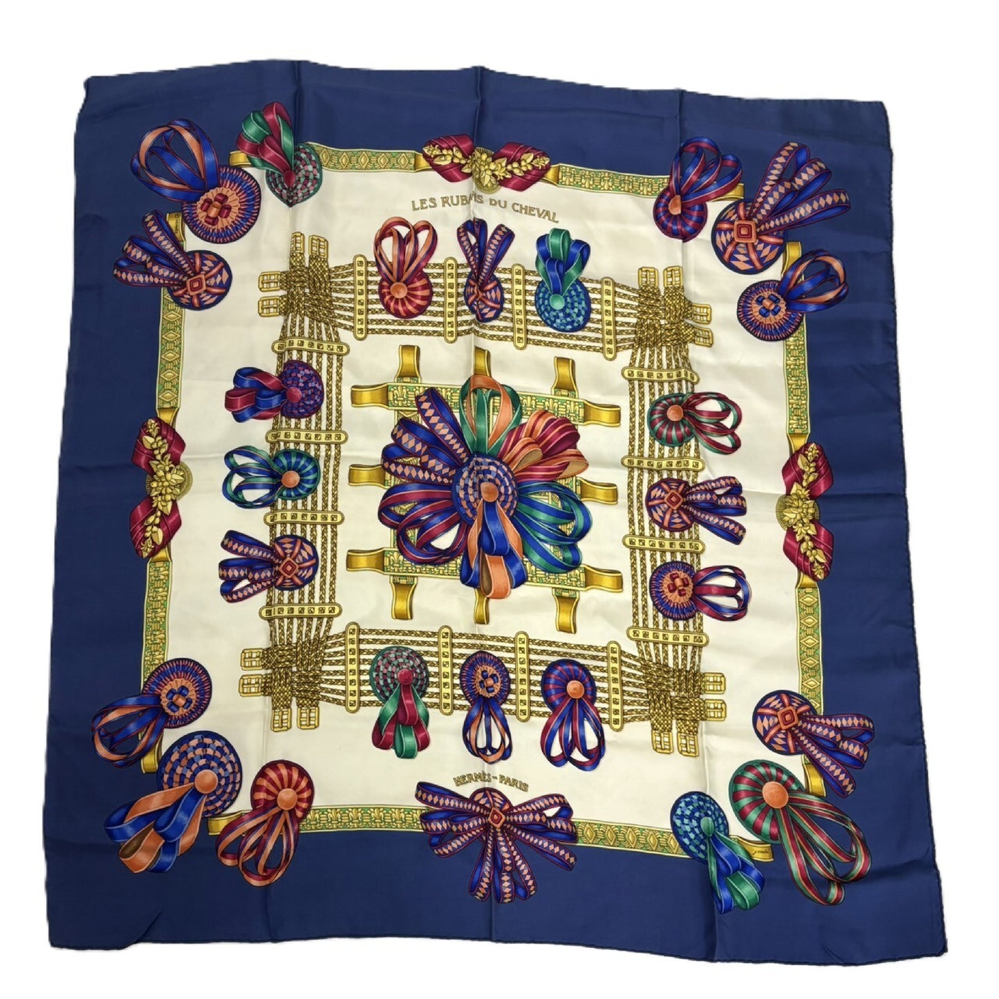 HERMES Horse Ribbon Scarf