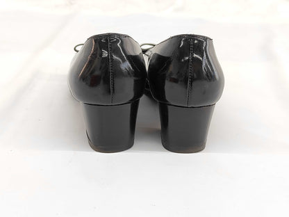 Salvatore Ferragamo Silver Pumps, Size 4.5