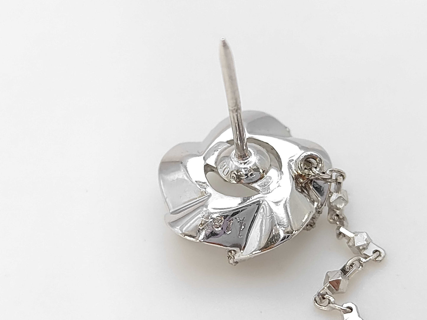 D1.183ct Pt900 3.3g Tie Pin Cuffs 