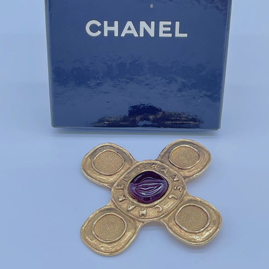 CHANEL Colored Stone Brooch 26 Brooch