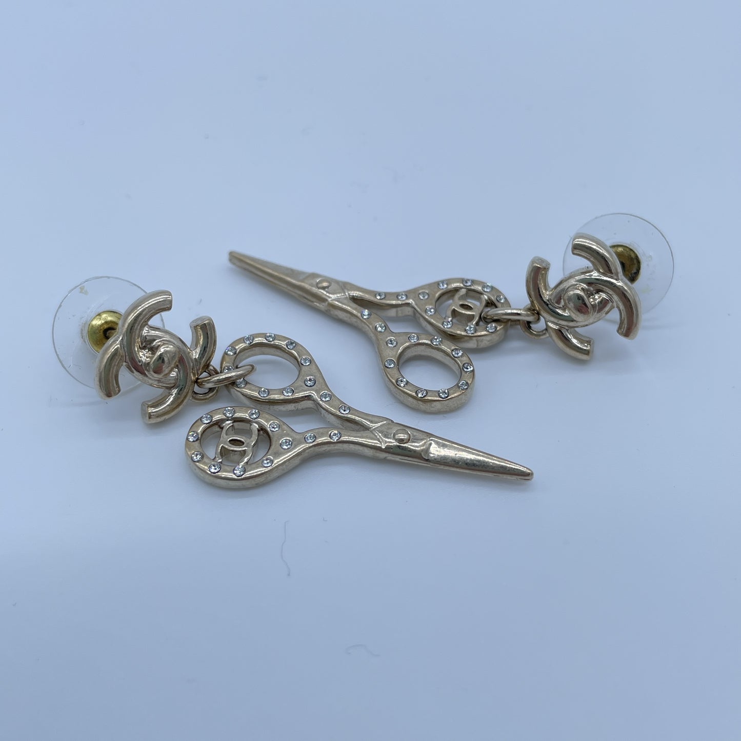 CHANEL Cocomarc Scissor Earspears B21V Earrings