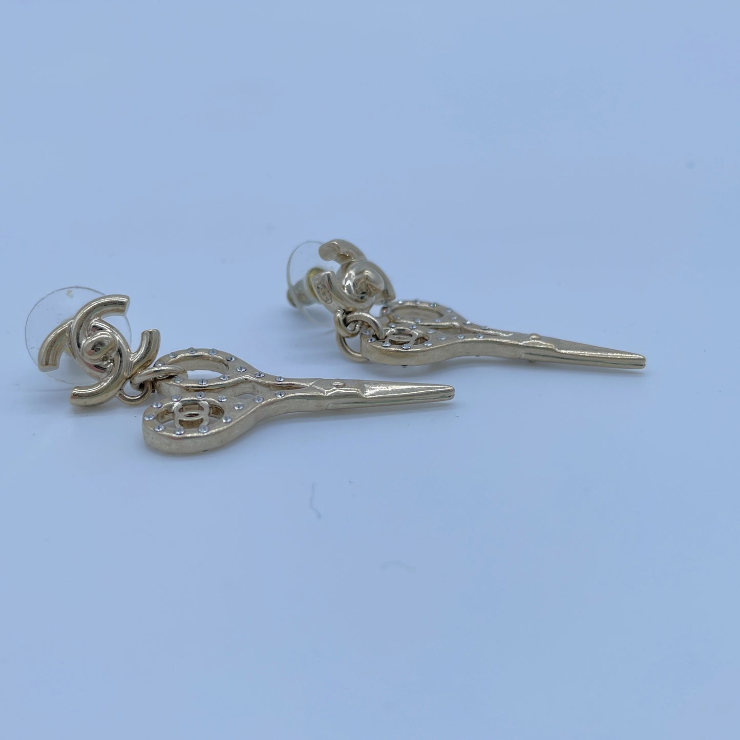 CHANEL Cocomarc Scissor Earspears B21V Earrings