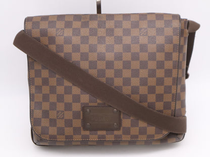 LOUIS VUITTON N51211 Damier Brooklyn MM Shoulder Bag