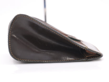 GUCCI Suede Leather Sherry Line Brown Second Bag