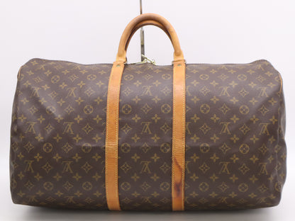 LOUIS VUITTON M41424 Monogram Keepall 55 Boston Bag