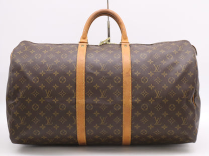 LOUIS VUITTON M41424 Monogram Keepall 55 Boston Bag