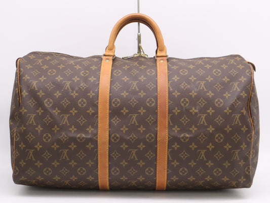 LOUIS VUITTON M41424 Monogram Keepall 55 Boston Bag