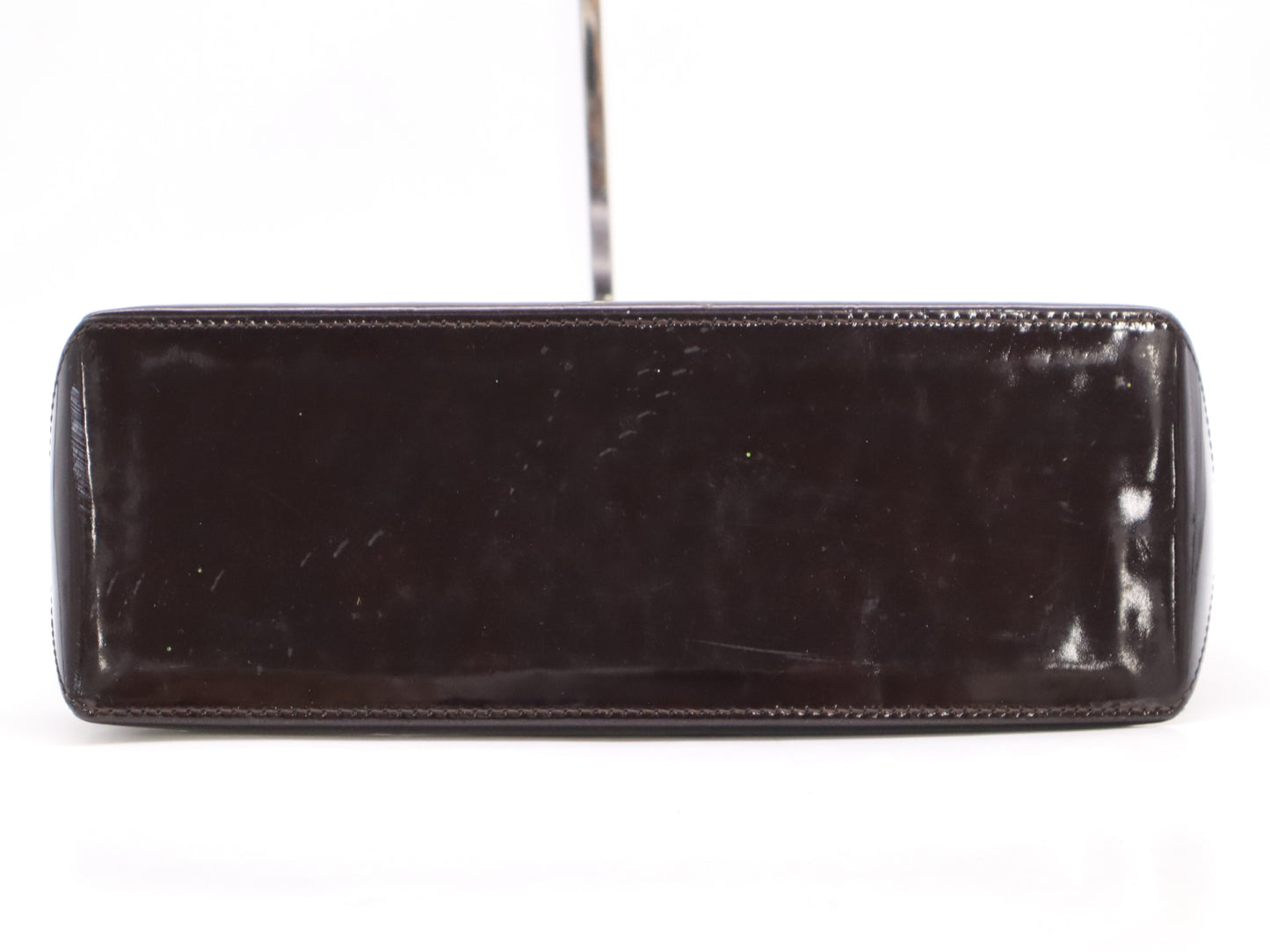 LOUIS VUITTON M93641 Verni Wilshire PM Amarant Handbag