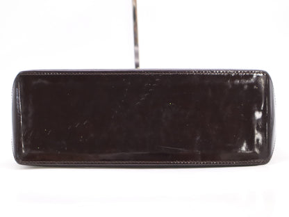 LOUIS VUITTON M93641 Verni Wilshire PM Amarant Handbag