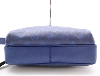LOUIS VUITTON M30242 Taiga Rama Outdoor Messenger PM Cobalt Shoulder Bag