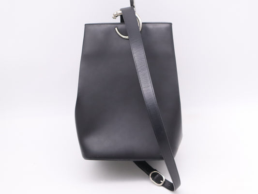 Cartier Leather Panther Black Shoulder Bag