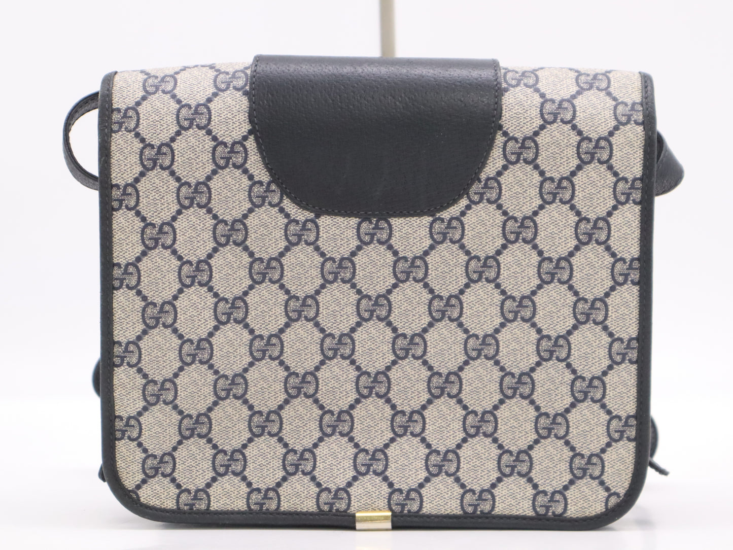 GUCCI GG Supreme Navy Shoulder Bag