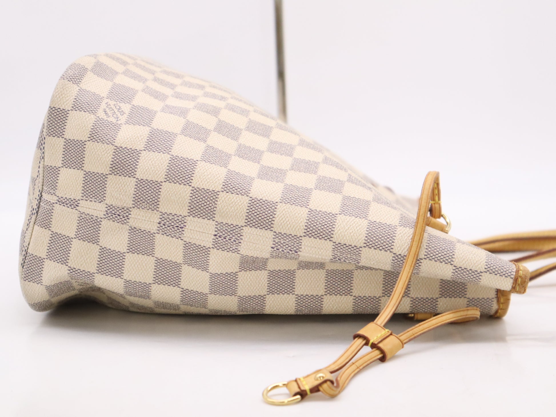 LOUIS VUITTON N41361 Azur Never Full MM Tote Bag