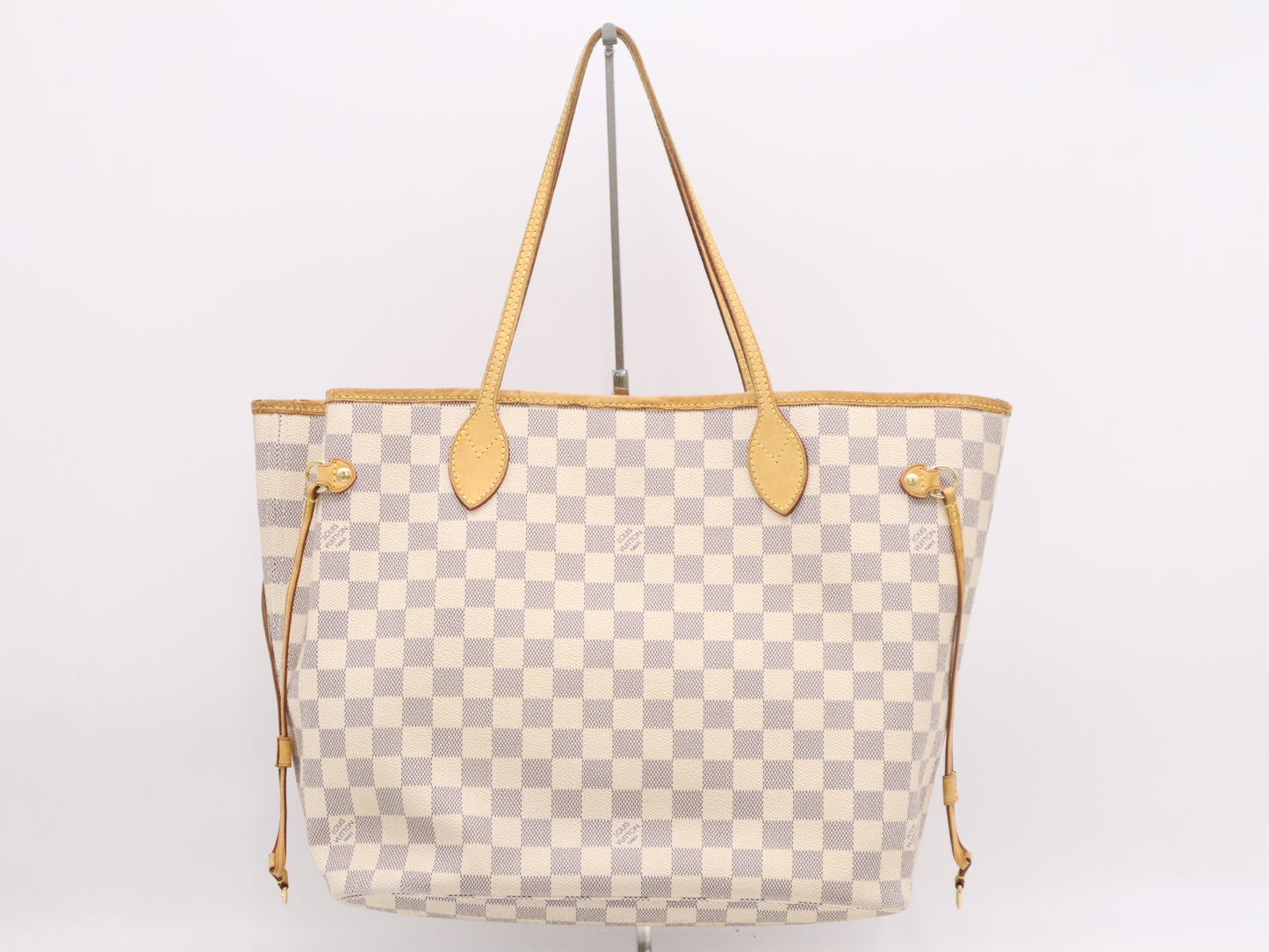 LOUIS VUITTON N41361 Azur Never Full MM Tote Bag