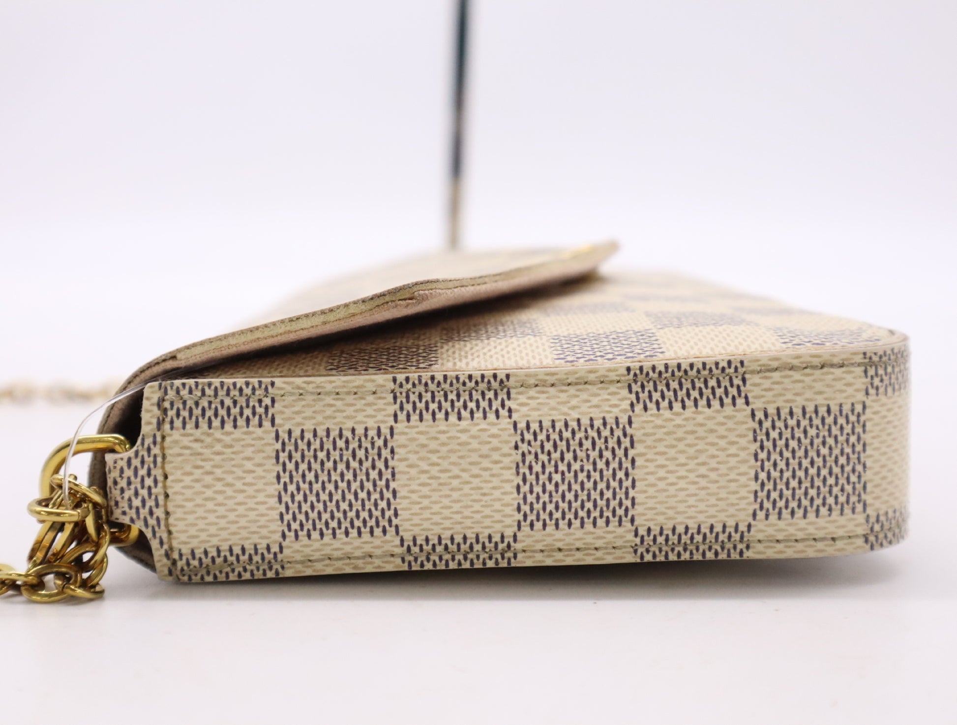 LOUIS VUITTON N63106 Azul Pochette Felicity Chain Wallet with Shoulder Strap Shoulder Bag