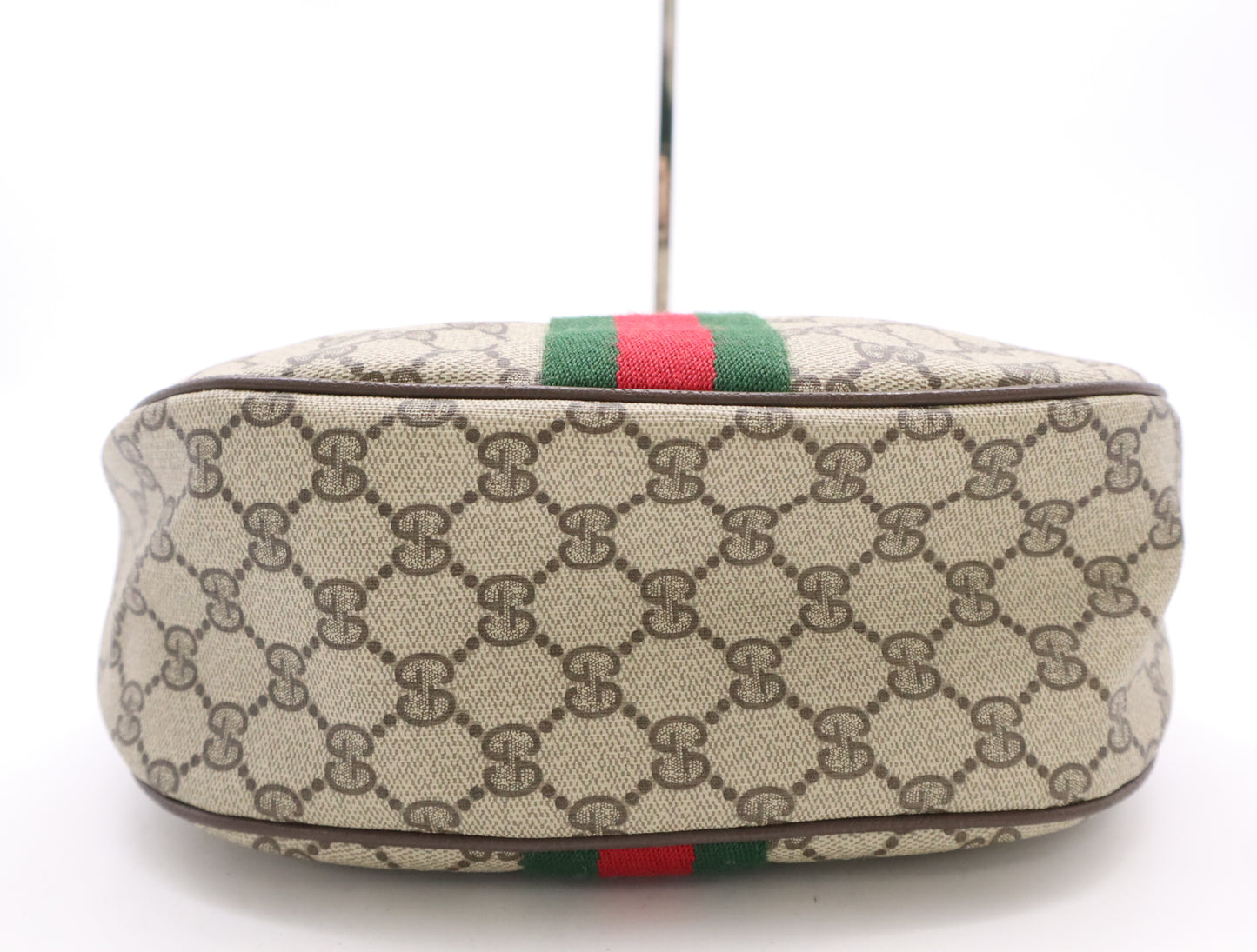 GUCCI 10.2.3840 GG Supreme Sherry Line Brown Shoulder Bag