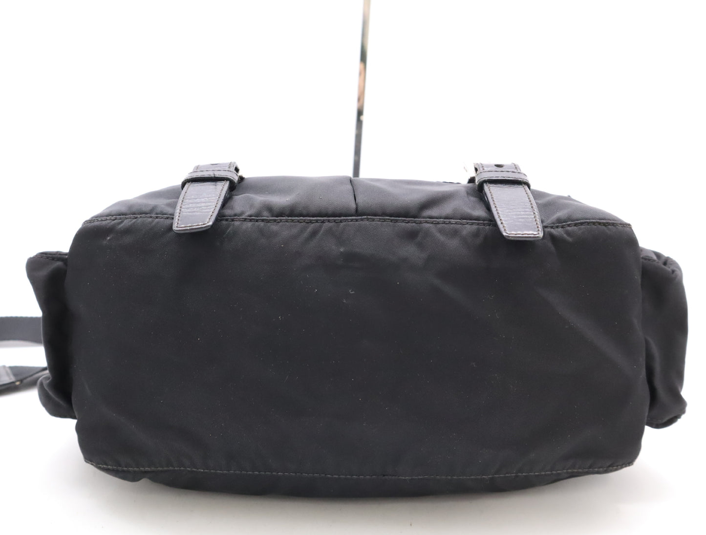 PRADA Nylon Triangle Logo Messenger Bag Shoulder Bag Black Shoulder Bag