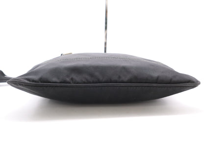 PRADA Nylon Triangle Logo Shoulder Bag Black Shoulder Bag