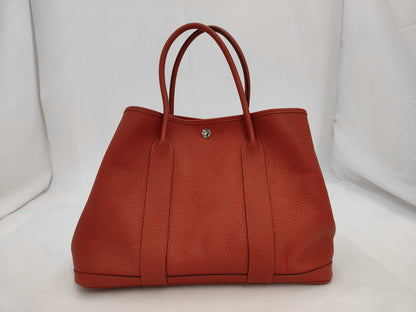 HERMES Negonda R Stamp Garden Birdie PM Capucines Tote Bag