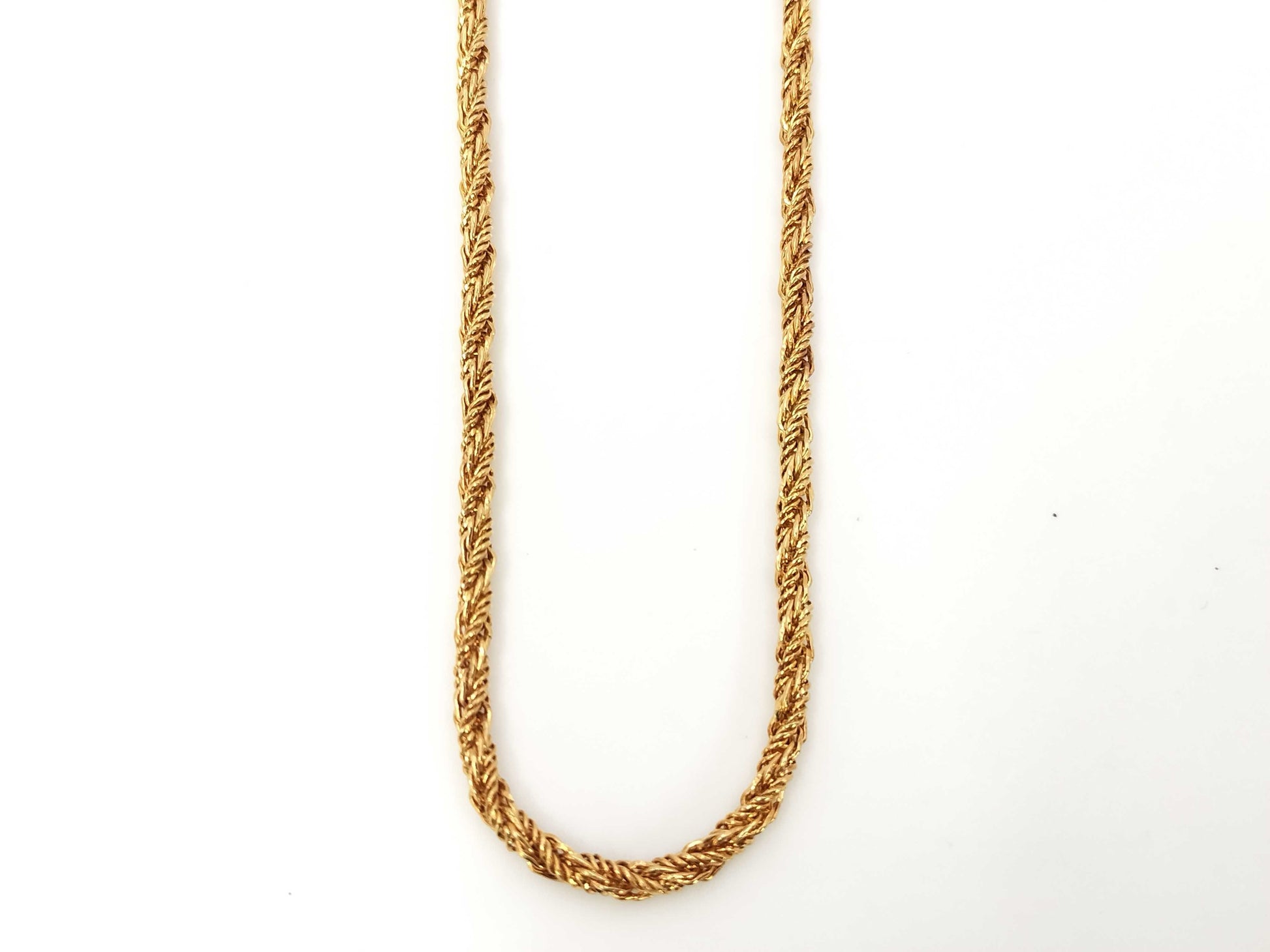 Dior GP Rope Chain Necklace Gold Necklace