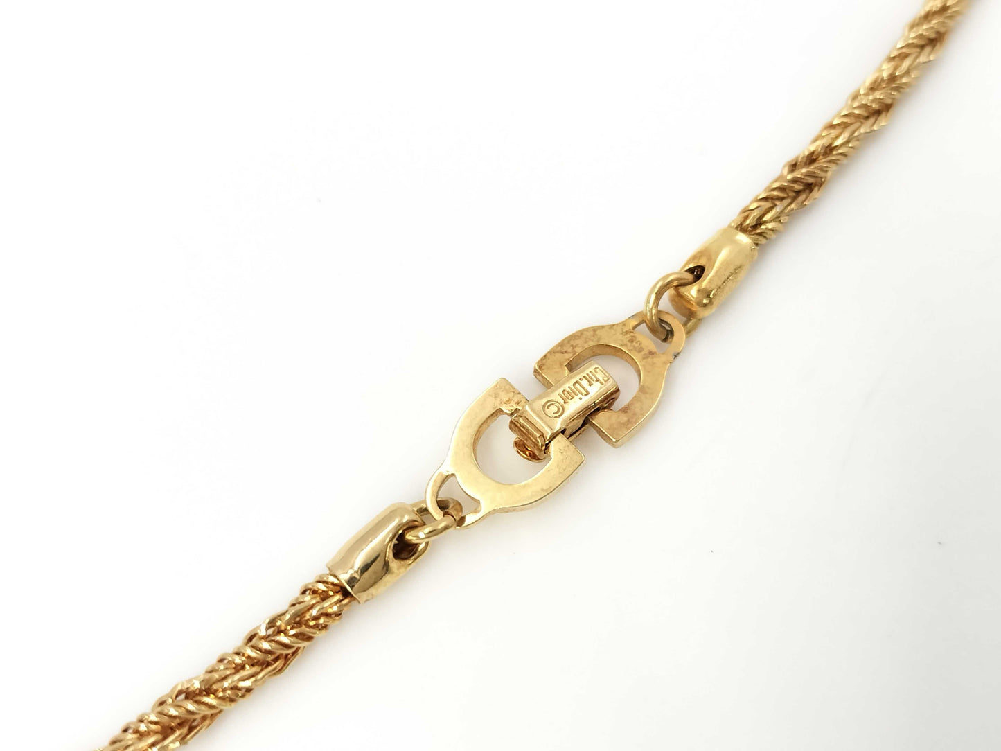 Dior GP Rope Chain Necklace Gold Necklace