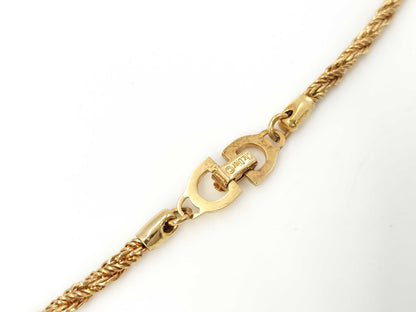 Dior GP Rope Chain Necklace Gold Necklace