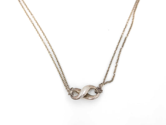 Tiffany & Co. SV925 Infinity Silver Necklace
